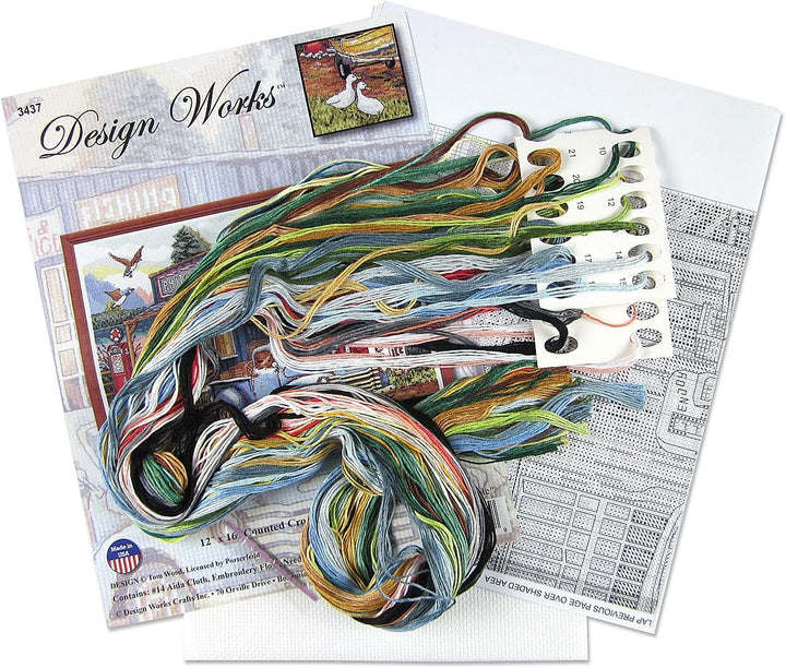 Design Works Crafts Bait and Tackle Kreuzstich-Set