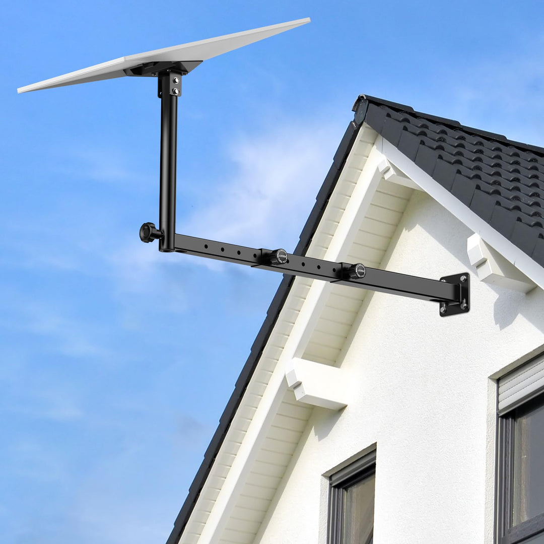 IMAYCC Starlink Gen 3 Halterung Ausdehnbar, Super Langarmhalter 360° Verstellbare Starlink Wandhalte