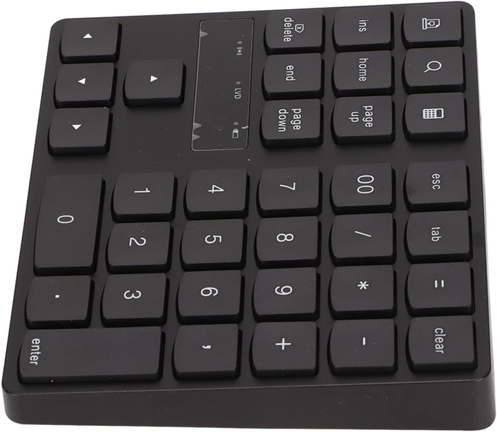 ciciglow Kabelloser Ziffernblock, 35 Tasten, 2,4 G, Tragbarer Nummernblock, USB-Laptop-Tastatur, Erg