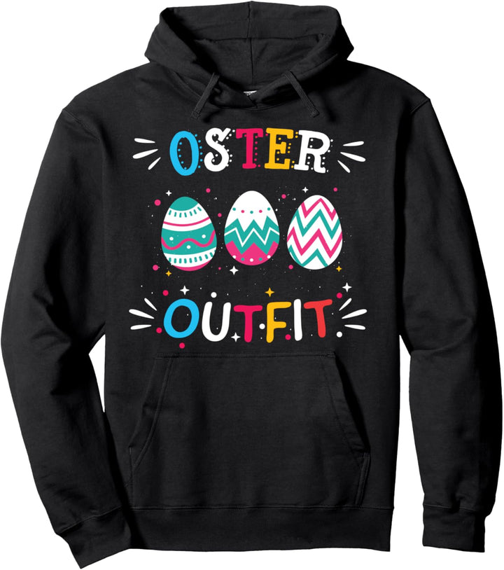 Lustig Ostern Deko Kinder Outfit Jungen Mädchen Oster Pullover Hoodie
