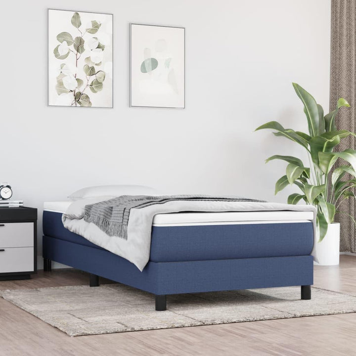 vidaXL Boxspringbett, Bettgestell mit Lattenrost, Bett Polsterbett mit Stützbeinen, Einzelbett Schla