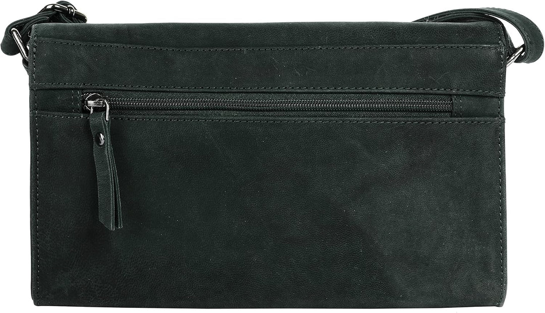 bruno banani Umhängetasche Echt Leder Damen | | 021155 Grün, Gr&#xFC;n