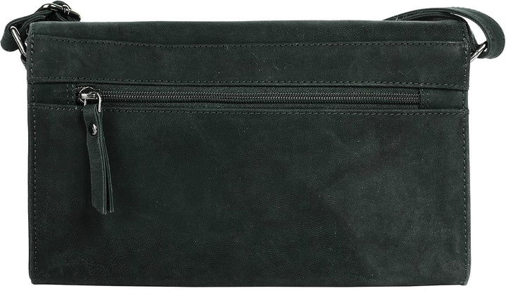 bruno banani Umhängetasche Echt Leder Damen | | 021155 Grün, Gr&#xFC;n