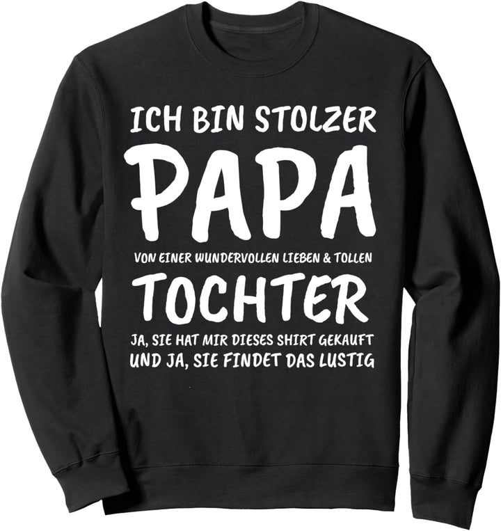 Vater Tochter Kinder Sweatshirt