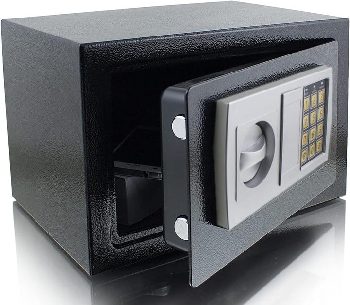 Elektronischer Möbeltresor Minitresor Wandtresor Wandsafe Schranktresor Geldsafe Schwarz Masse(B/H/T