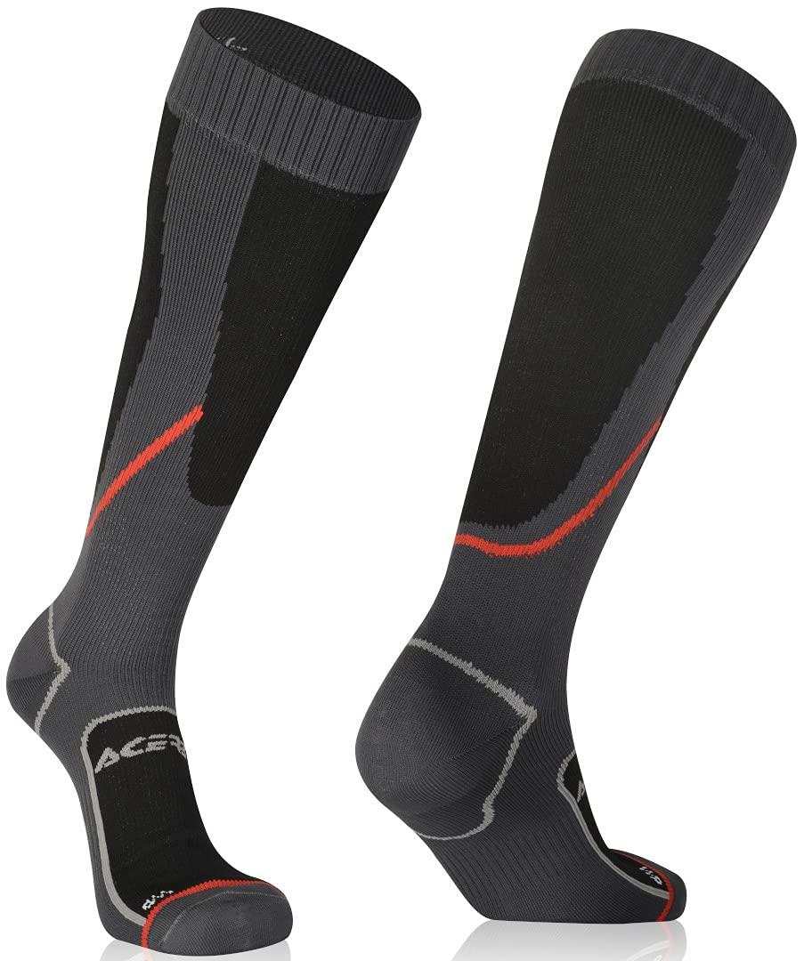 Acerbis No-Wet Socken (Black/Gray,S/M)