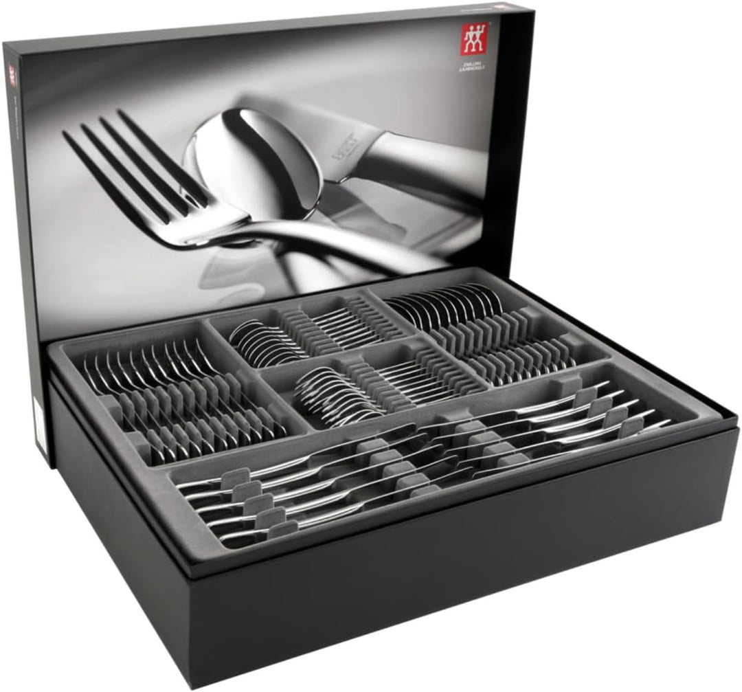 ZWILLING Nottingham Besteckset 68-teilig, Für 12 Personen, Edelstahl, Spülmaschinengeeignet, Silber
