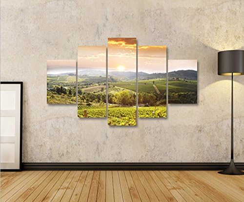 islandburner Bild Bilder auf Leinwand Toskana V4 Italien Landschaft MF XXL Poster Leinwandbild Wandb