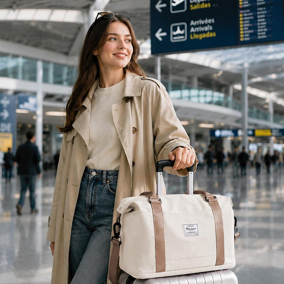 Reisetasche Damen 40x20x25 Ryanair Handgepäck Tasche Sporttasche Weekender Bag Schwimmtasche Wasserd