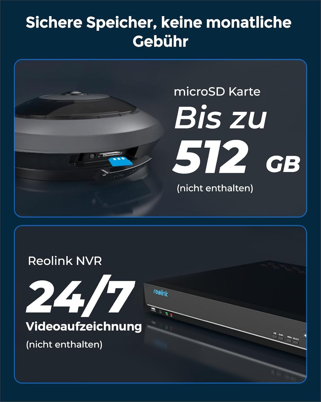 Reolink 6MP WLAN Überwachungskamera Innen, 360° Blick Panorama Fisheye Kamera mit 2,4/5 GHz WLAN, Pe