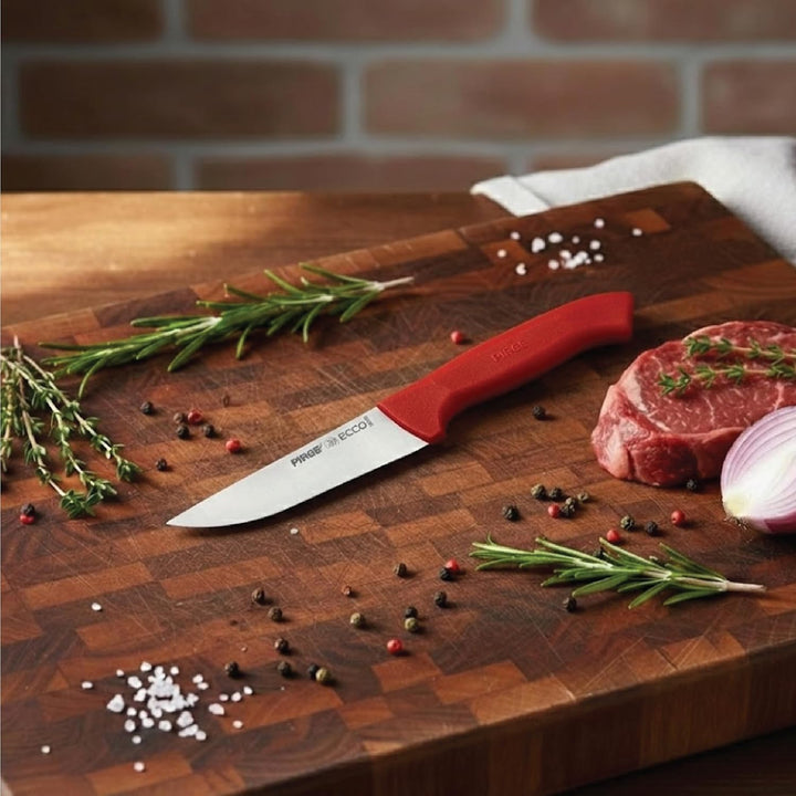 Pirge Ecco Metzgermesser 25 cm Rot Schlachtermesser - Fleischermesser - Stechmesser - Exzellenter Sc