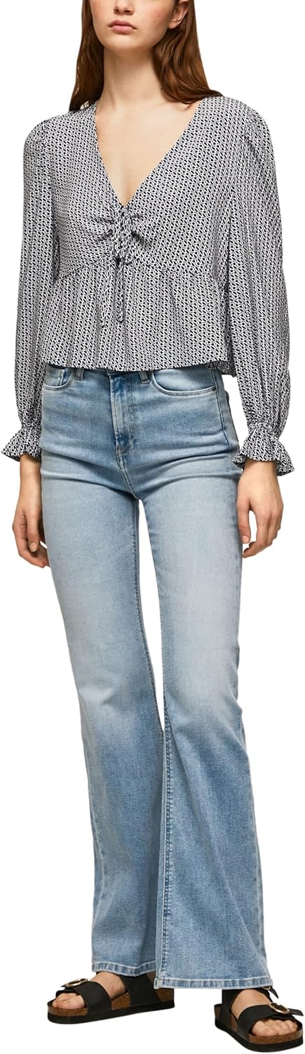 Pepe Jeans Damen Kleid ARETHA S Multicolour (Multi), S Multicolour (Multi)