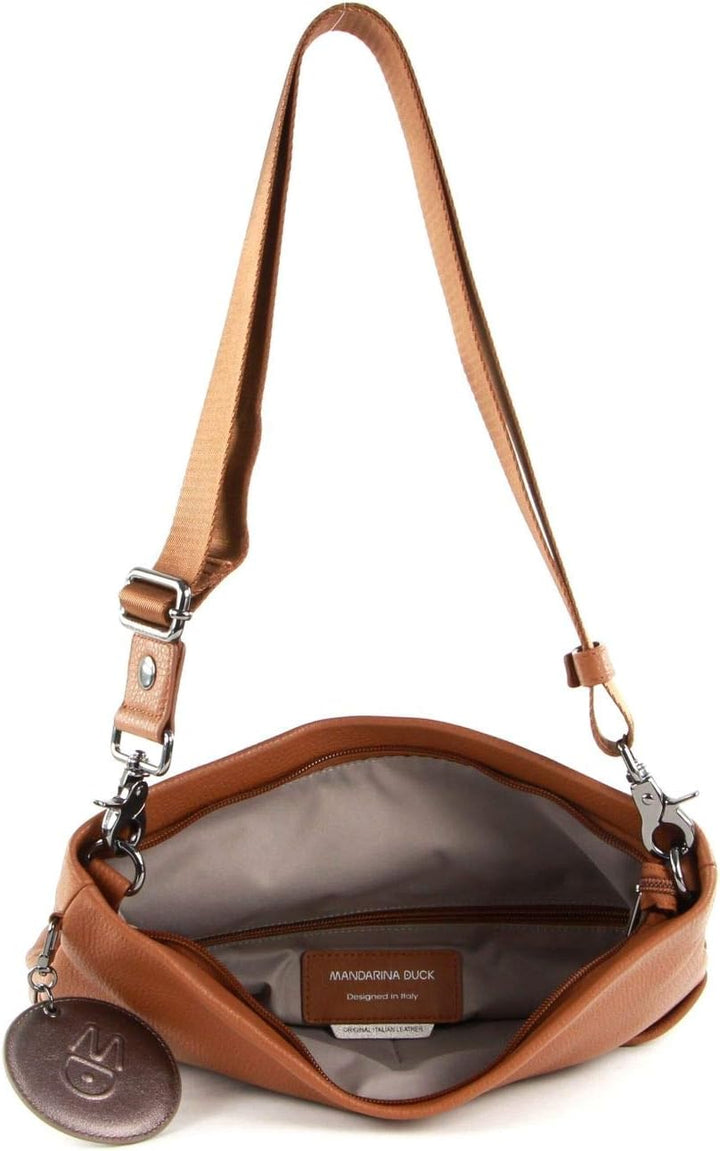 Mandarina Duck Damen Mellow Leather Umhängetasche Indian Tan, Indian Tan