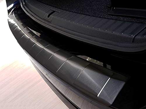 Ladekantenschutz aus Edelstahl in anthrazit mit 3D Abkantung passend für Skoda Octavia 4 Combi ab 3/