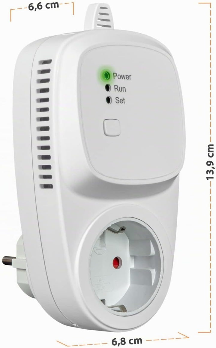 868MHz Funk-Thermostat/Raumregler Set, Sender mit Batteriebetrieb (2X AAA), Tuya Smart App für Smart