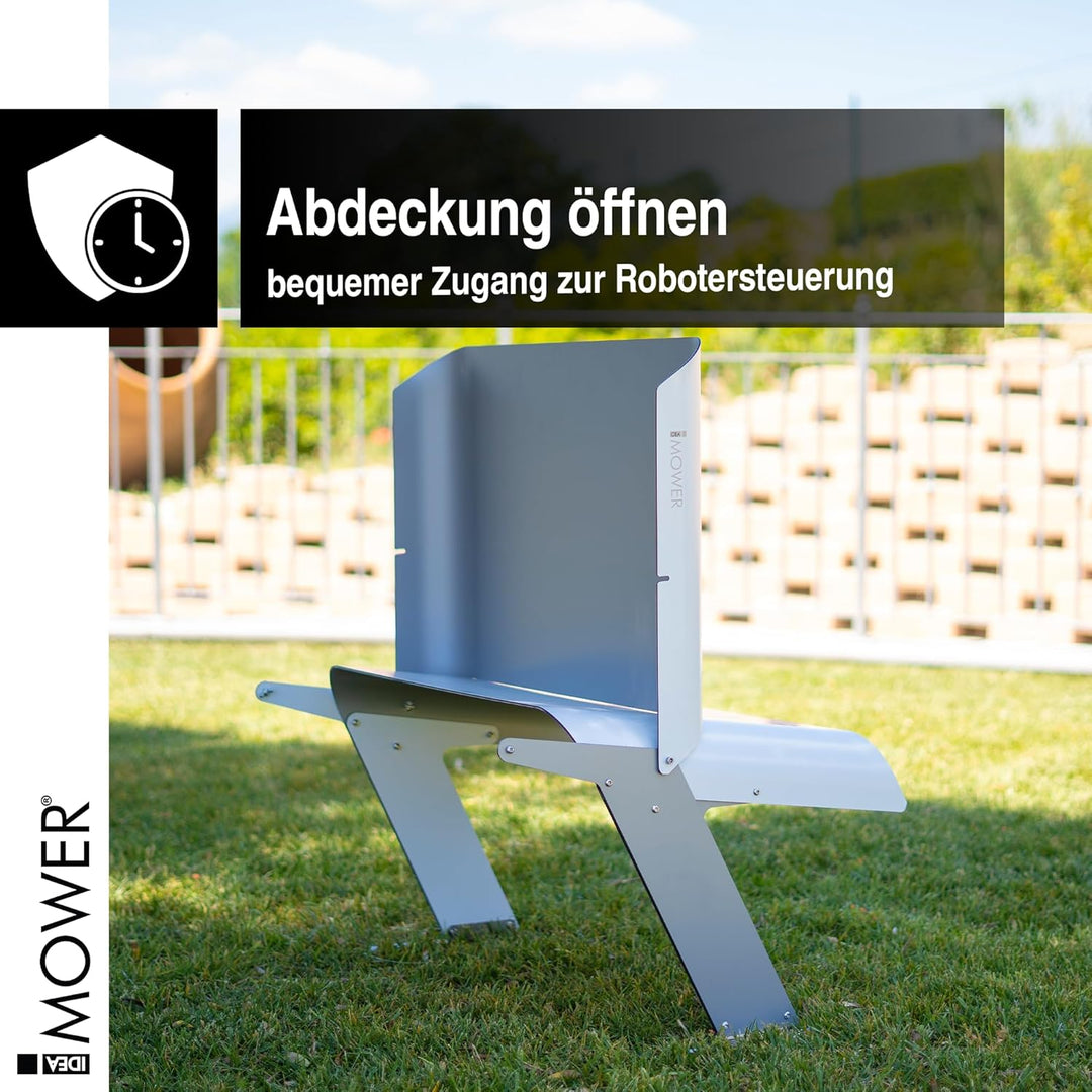 Idea Mower Garage für Mähroboter One2.1, Ambrogio Robot-kompatible Automower-Abdeckung, Überdachung
