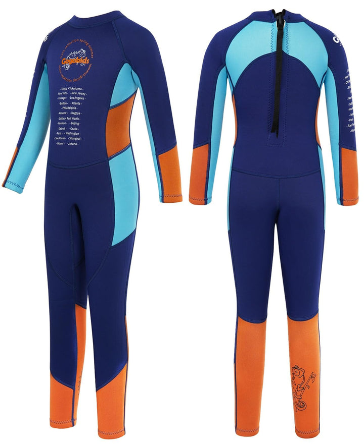 Gogokids Kinder Neoprenanzüge Jungen Thermische Badeanzüge, 2.5mm Neopren Taucheranzug Rash Guard Ei