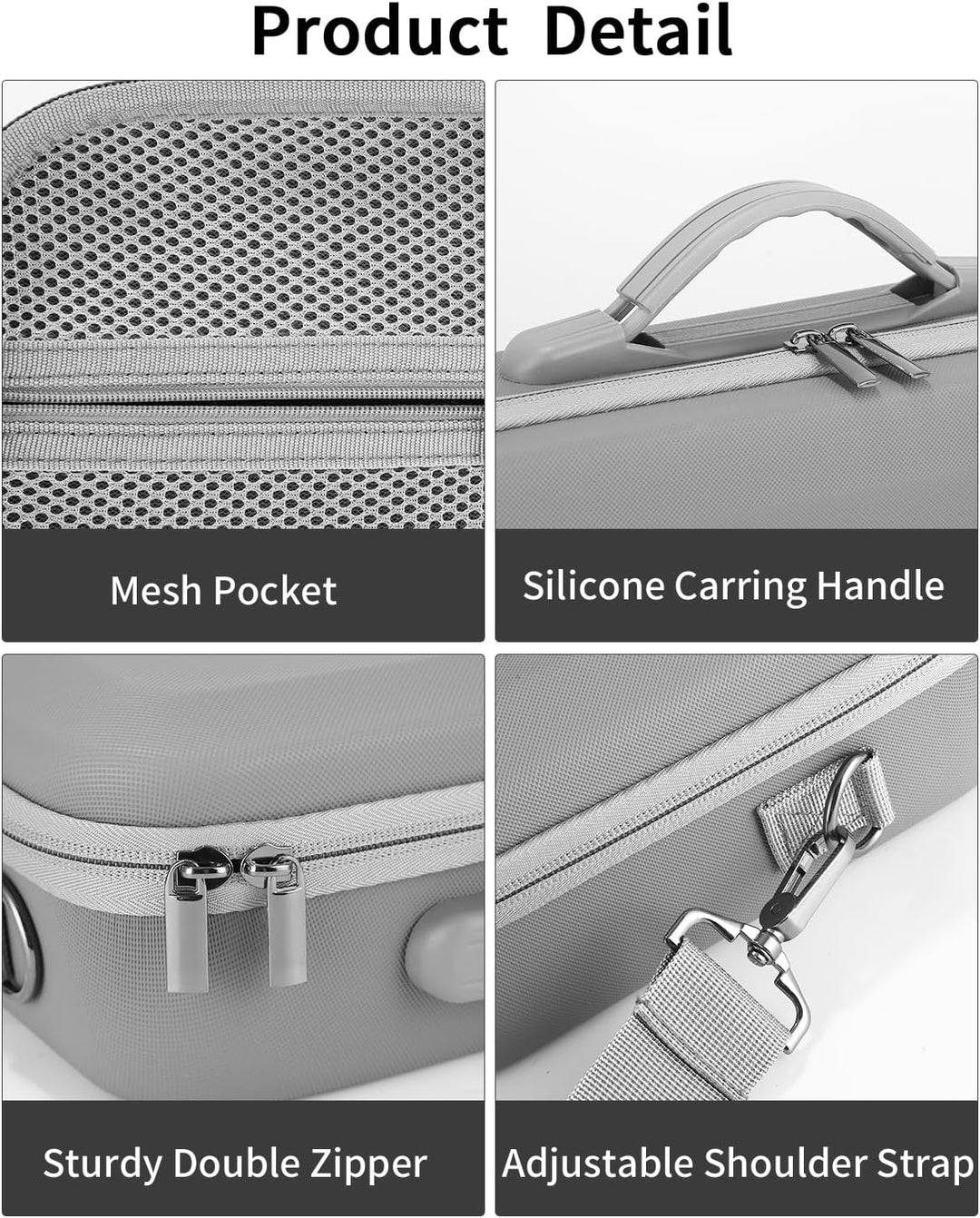 Tasche für DJI Neo Drohne, Tragbare Tragetasche Aufbewahrungs, PU Reisetasche Case für DJI Neo und R