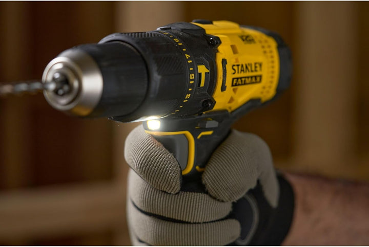 Stanley FatMax V20 Akku-Schlagbohrschrauber SFMCD711DSA (18V, max. Drehmoment 50 Nm, 2-Gang Planeten