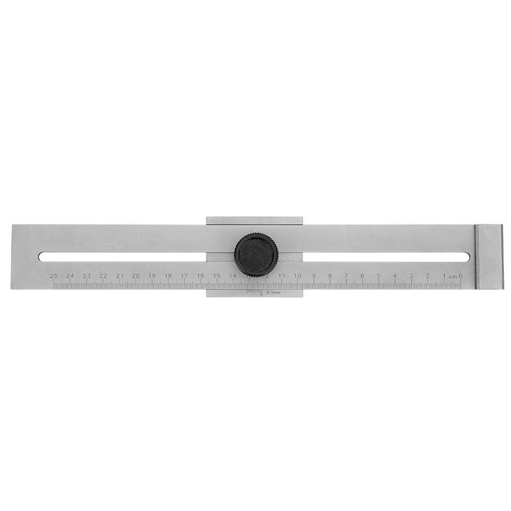 Markierungslineal, 0-250mm Messbereich Holzbearbeitungslineal Kohlenstoffstahl Hochpräzises Holzbear