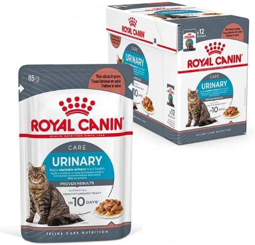 Royal Canin Urinary Care Gravy | Doppelpack | 2 x 12 x 85 g | Kleine Stückchen in Sosse | Zur Förder