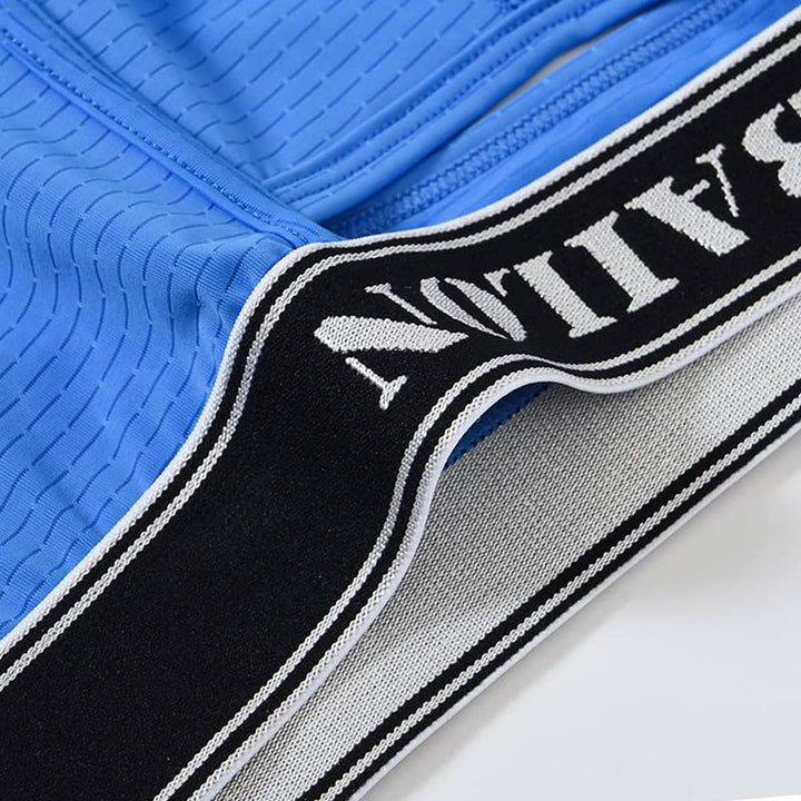 Herren Boxershorts mit Atmungsaktivem Stoff und Erhöhtem Front- und Rückenöffnung ohne Etikett M Bla