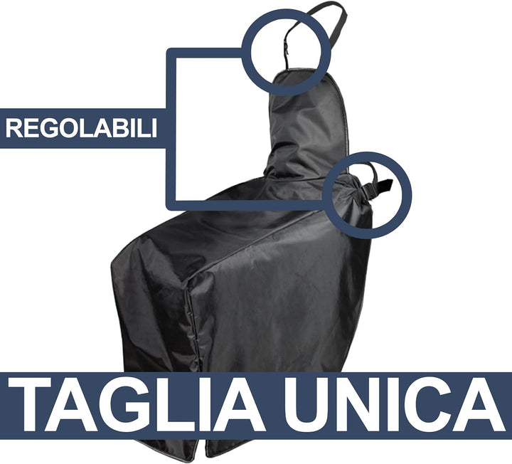 Auto Accessori Lupex Universal-Fusssack für Scooter und Motorrad, verstellbar, wasserdicht und windd