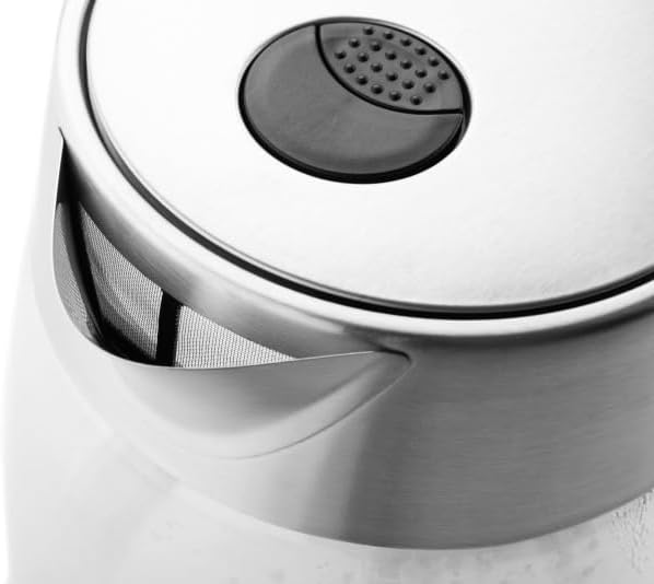 Glaswasserkocher mit Temperaturregelung VK792 | 1,8L Wasserkocher Glas &amp; Edelstahl (2200W) | Digital