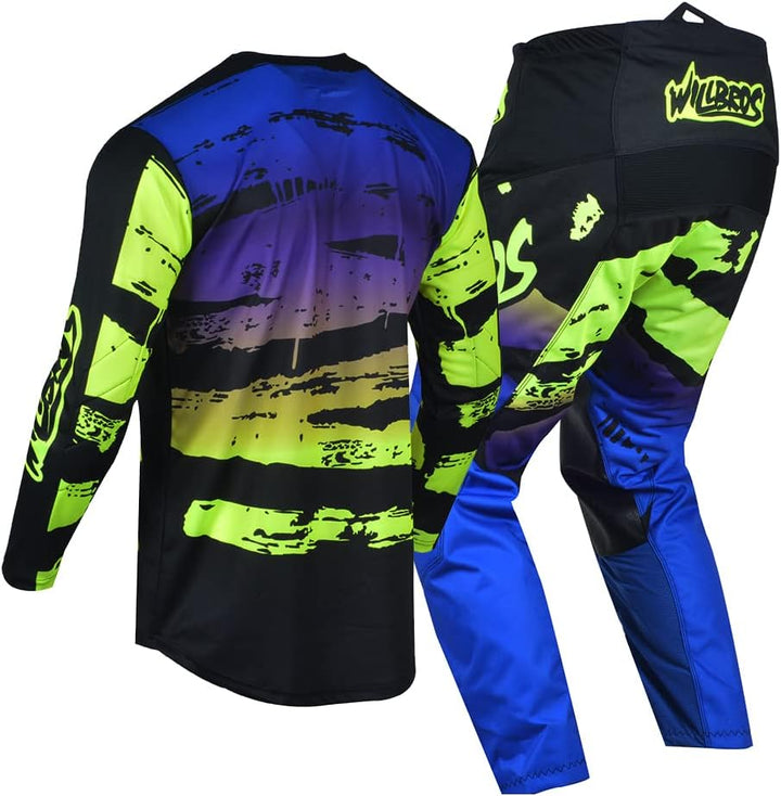 Motocross Jersey Hose Kombination Männer Frauen Motorrad MX Reitausrüstungsset Radfahren Offroad Dre