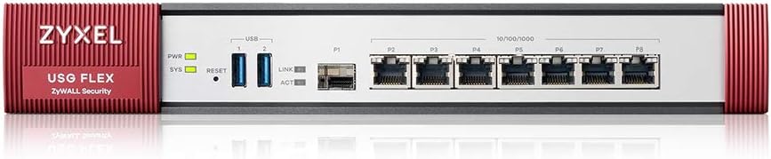 Zyxel ZyWALL Netzwerk-Sicherheit/UTM Firewall Appliance im Bundle mit Sicherheitslizenzdiensten für