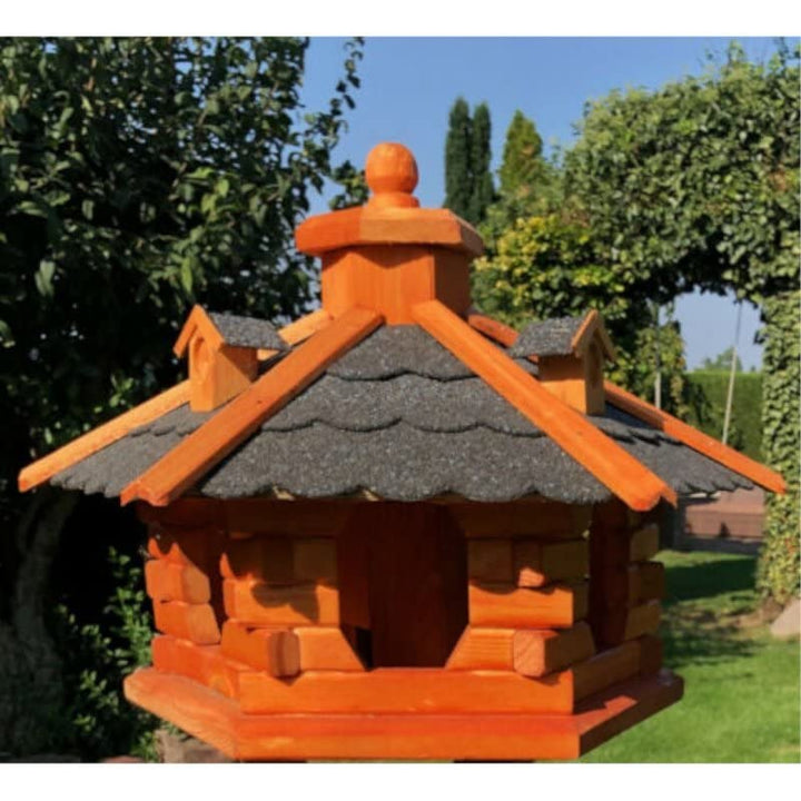 DARLUX Dachschindel Set für sechseckige Vogelhäuser, Insektenhotel, Hundehütte, Vogelvilla, Bibersch
