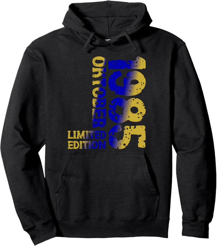 38. Geburtstag Frauen Männer Limited Edition Oktober 1985 Pullover Hoodie