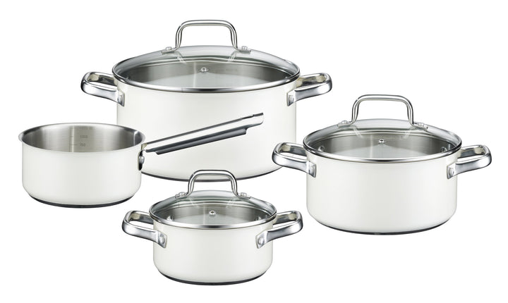 GSW 158305 MAGIC COLOR Topf-Set weiss 4-teilig, Weiss