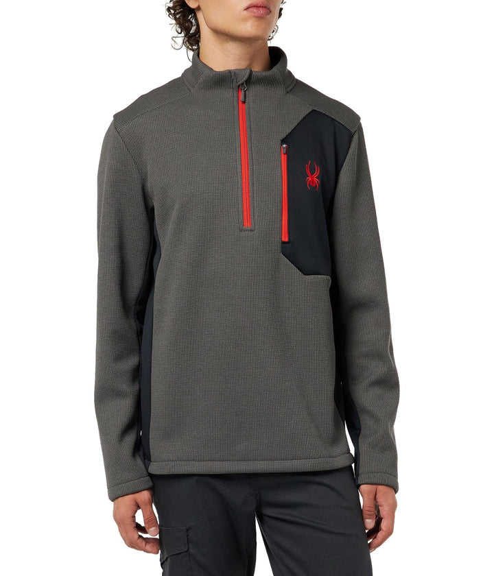 Spyder Herren Bandit 1/2 Zip Fleecejacke S Polar, S Polar
