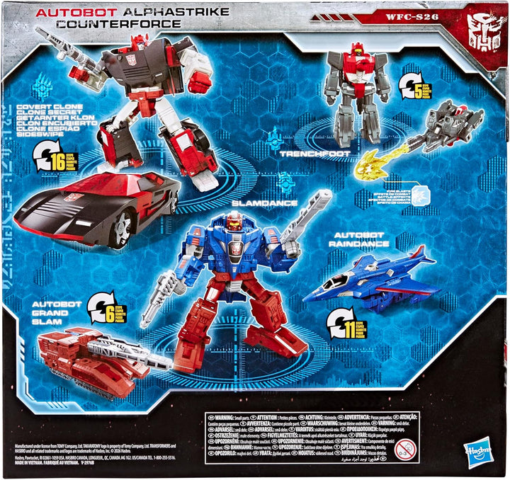 Transformers War for Cybertron WFC-S26 Autobot Alphastrike Counterforce 3-Pack Actionfiguren mit Umw