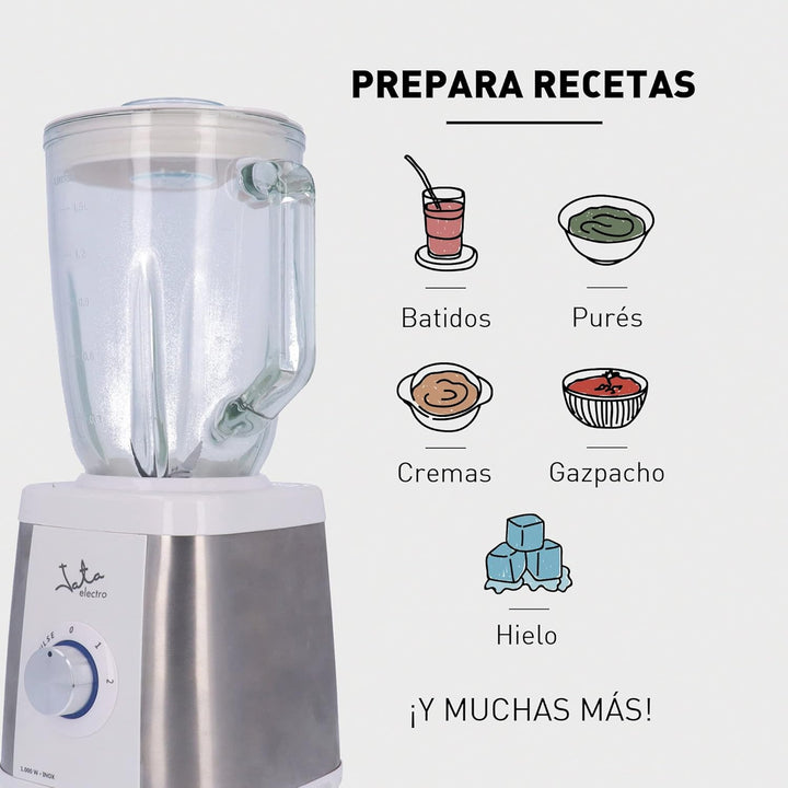 Jata BT797 Batidora de Vaso 1300W 1.5L, BT797