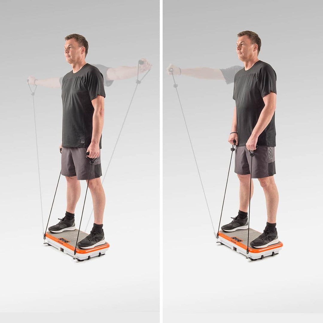 Vibro Shaper – Fitness Vibrationsplatte unterstützt bei Muskelaufbau und Fettverbrennung – Vibration