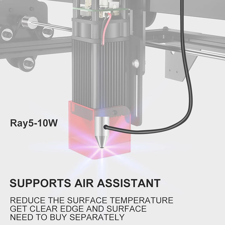 LONGER RAY5 10W Lasergraviermodul, DIY Laserkopf für Laser Engraver