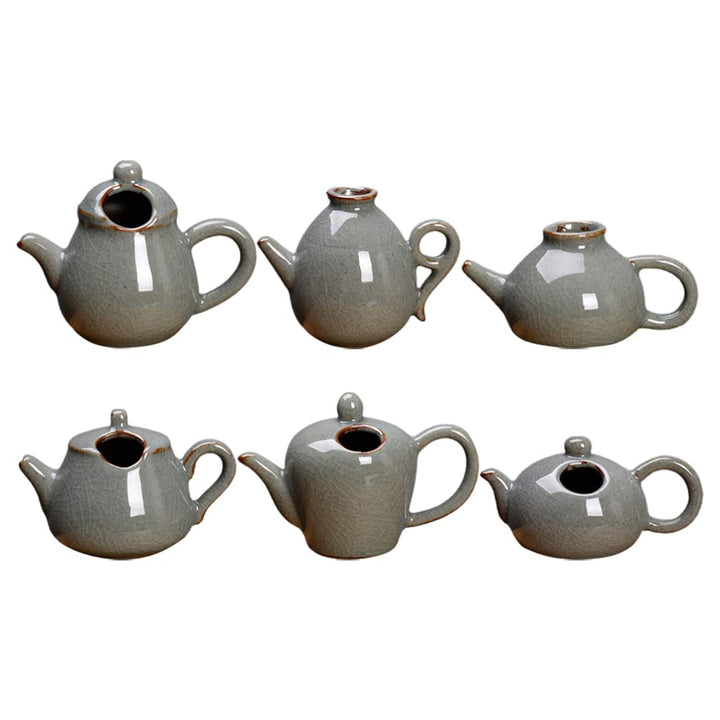 BESPORTBLE Kunstpflanze 6 Stücke Keramik Set Mini Dekorative Moderne Blumenvase Einzelne Flasche Vin