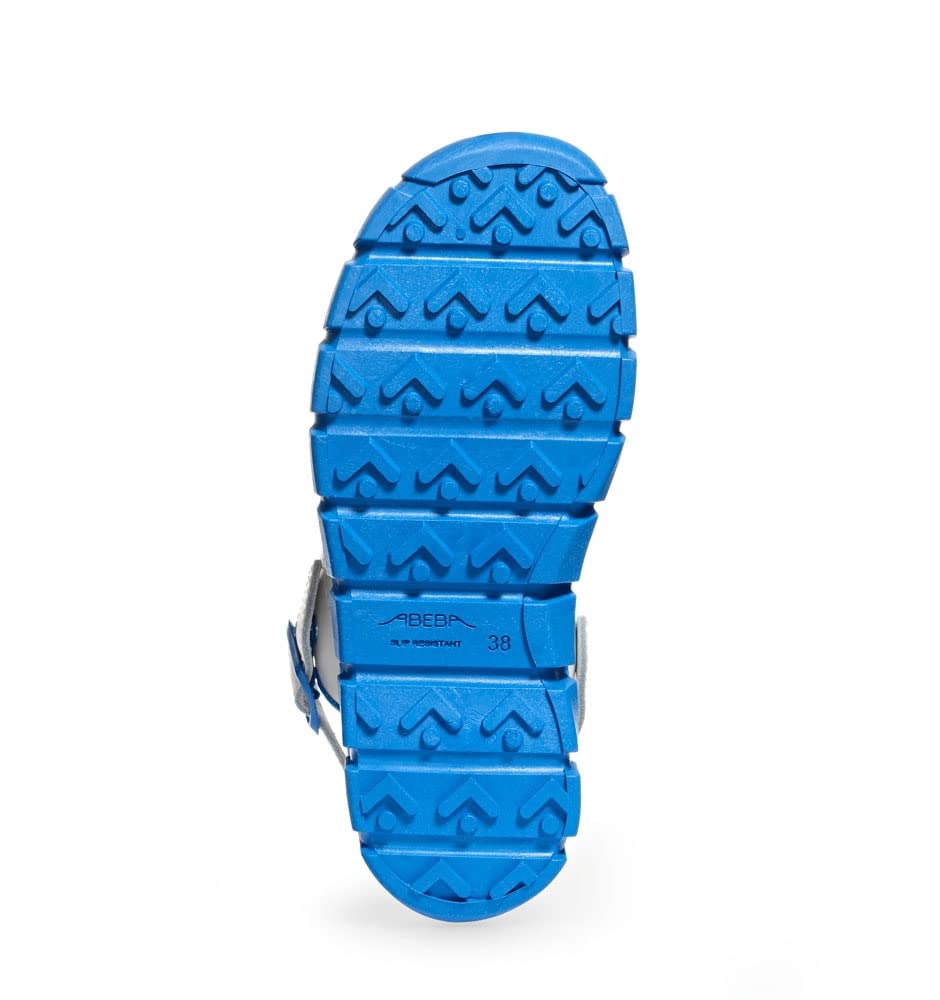 Abeba 37312 ESD Arbeitsschuhe Dynamic Clogs weiss blau mit ESD-Kennzeichnung in Grösse 37, 37312-37,
