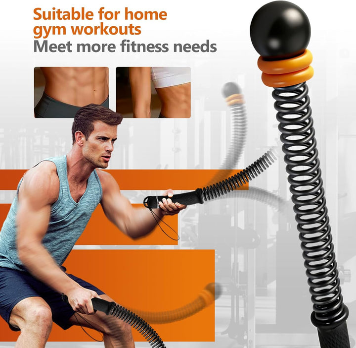 Battle Ropes, Gewichtete Trainingsseile, der neuen Generation Verstellbares Ropeless Fitnessseile, V