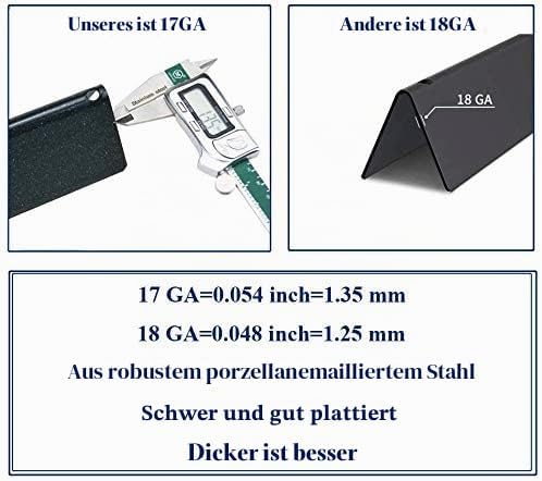 Denmay 7621 44,7cm Flavorizer Bars für Weber Genesis E310, E320, E330, S310, S320, S330 (mit vordere