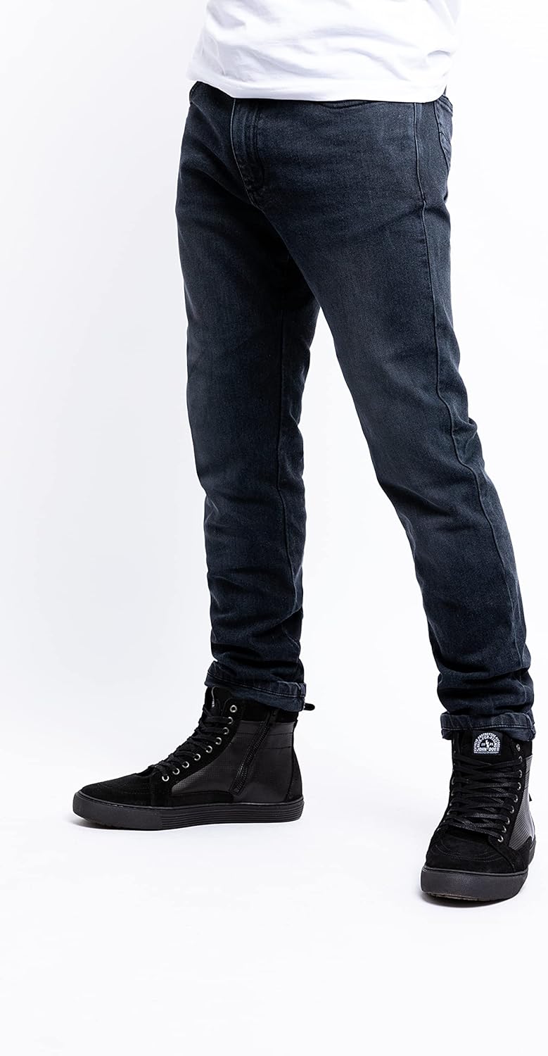John Doe Dylan - Monolayer | CE - Zertifizierung AAA | Motorradhose | Atmungsaktiv | Motorrad Jeans