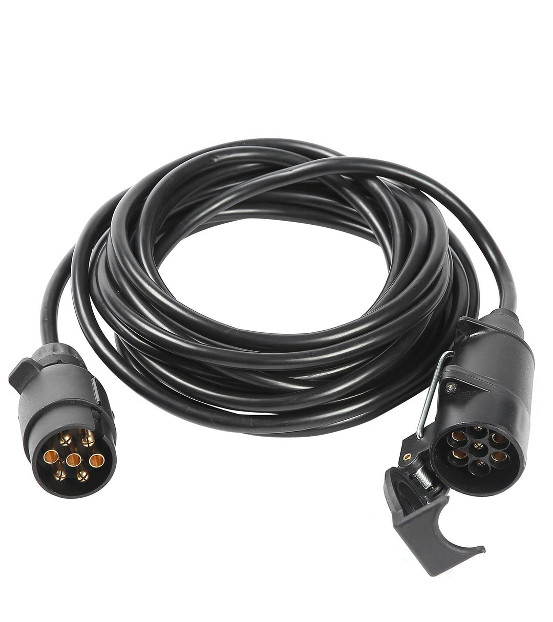 Anhänger Verlängerungskabel 7 Polig 6m Lang Adapterkabel mit Anhänger Stecker Steckdose,7Polig Anhän