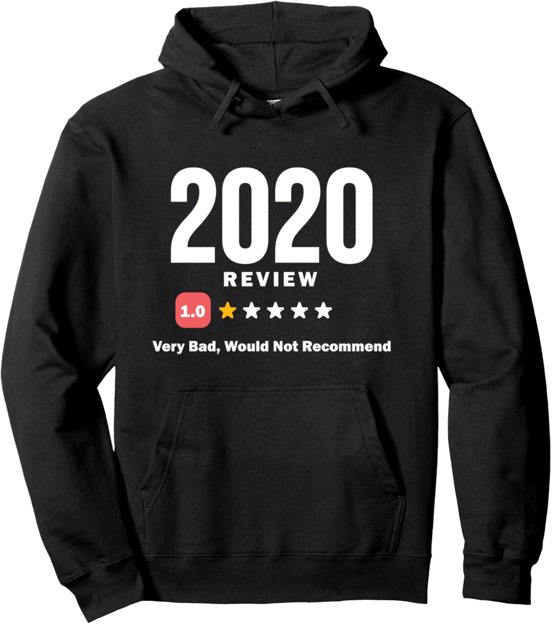 2020 Review - Lustiges 1 Sternebewertung One Star Review Pullover Hoodie