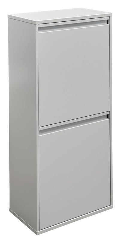 ARREGUI Basic CR402-B Mülltrennsystem aus Stahl | 3 Fächer Mülleimer für die Küche | 3 Fach Abfallei