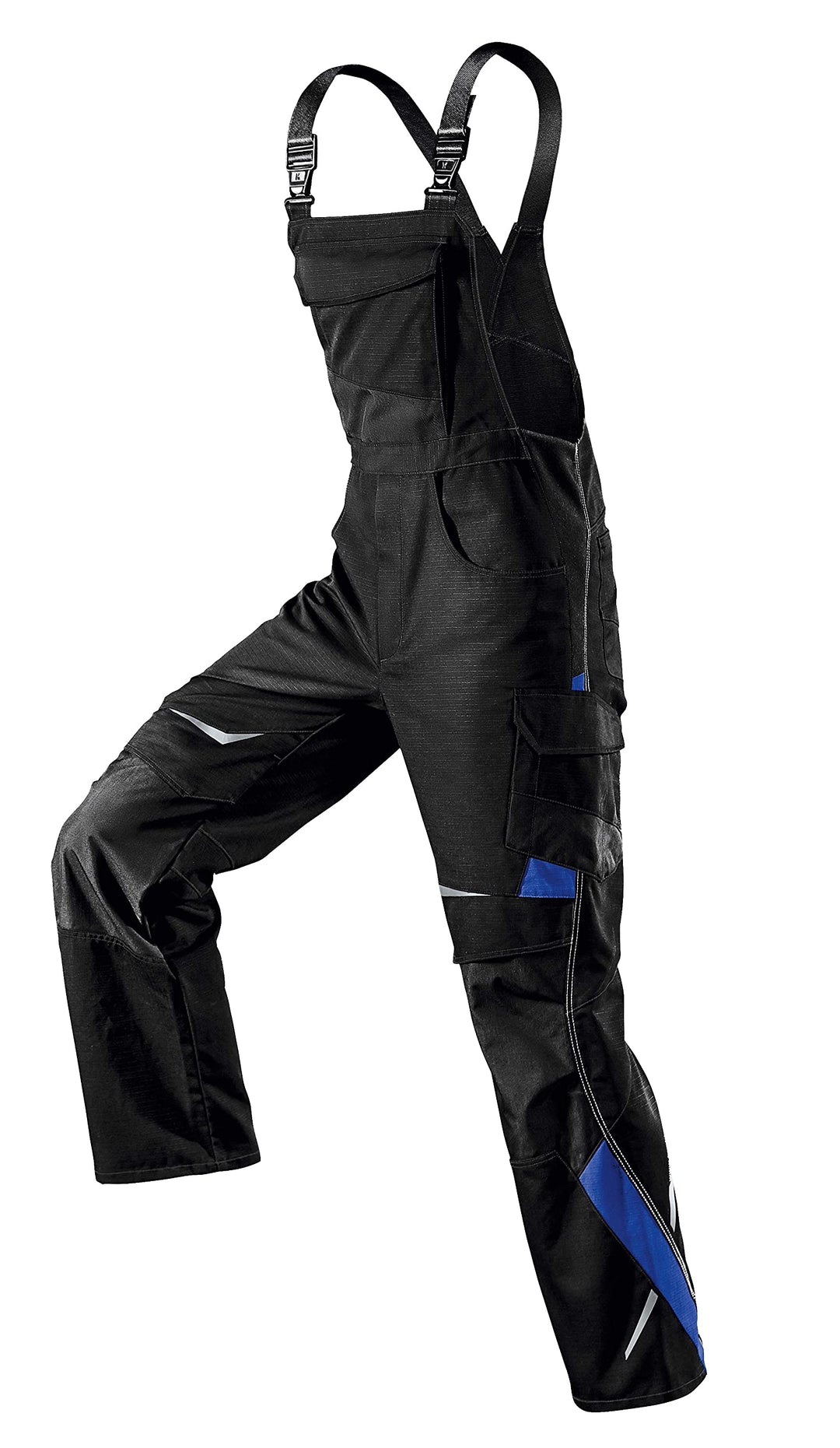 KÜBLER PULSSCHLAG Arbeitslatzhose schwarz, Grösse 30, Herren-Arbeitslatzhose aus Mischgewebe, Arbeit