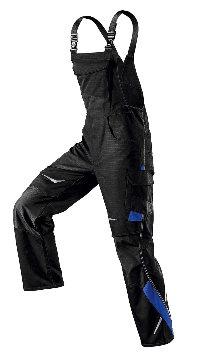 KÜBLER PULSSCHLAG Arbeitslatzhose schwarz, Grösse 30, Herren-Arbeitslatzhose aus Mischgewebe, Arbeit