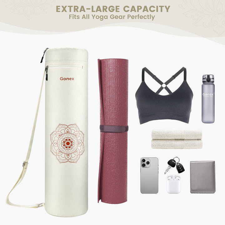 Gonex Yogatasche, Yogamatte Tasche Durchgehender Reissverschluss für Robuste wasserdichte Yogamatten