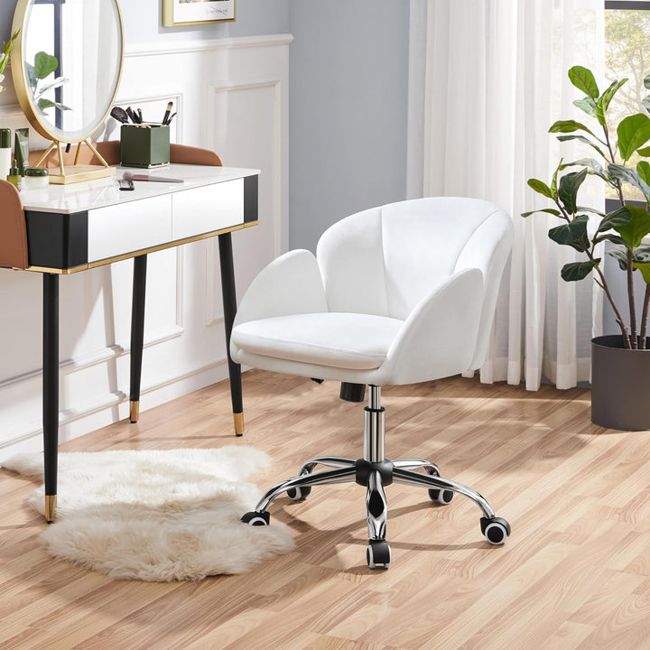 Yaheetech Schreibtischstuhl Ergonomisch Bürostuhl bis 136 kg Belastbar, Drehstuhl Höhenverstellbar C